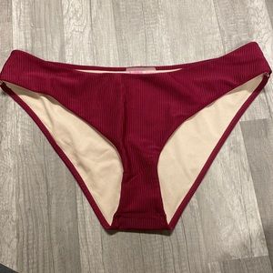 Kirra Burgundy Bikini Bottom XXL new without tags